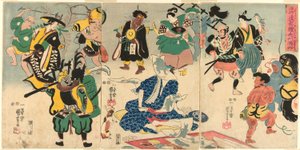 受欢迎的大津画的非凡现象（Tokini otsue kidai no maremono） 作者 歌川国义