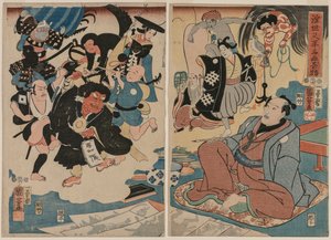 秋叶原的怪事和他的著名画作 作者 歌川国义