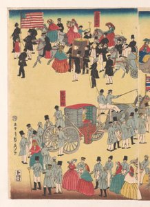 五地人民巡游 作者 歌川贞秀