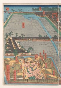 横滨本町地区和宫崎街区概览 作者 歌川贞秀