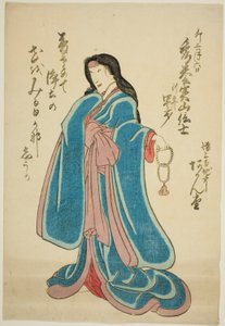 演员班多-舒卡（Bando Shuka I）纪念像 作者 歌川学校