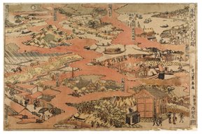 江户八景，约1770-1780（纸上木版画）