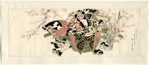 牵着骏马的勇士