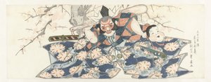 手持杵的战士 作者 歌川丰洋
