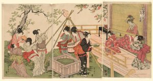 第七个月》，选自《双人十二个月》系列（Ryoga juni ko）。 作者 歌川丰洋