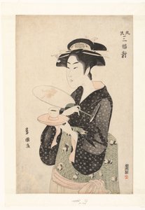 女服务员冲田的肖像。
优雅美女三联画
Furyu sampukutsui（物名） 作者 泉宫一兵卫（关山道）