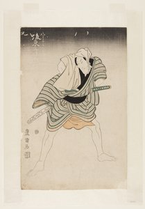 演员坂东光五郎三世（彩色木版画） 作者 歌川丰国