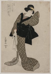 濑川凉子饰演八藏的妻子大松 作者 歌川丰国