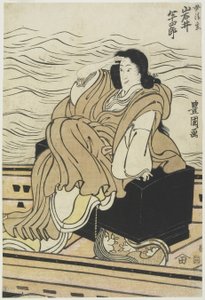 演员Iwai Hanshiro_as the Woman Seigen，1804-1825 作者 歌川丰国