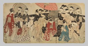 一位公主带着随从从轿子上走下来