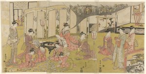 纸牌游戏 作者 歌川丰国一世