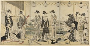 南方的四季（南志木）：夏景 作者 歌川丰国一世