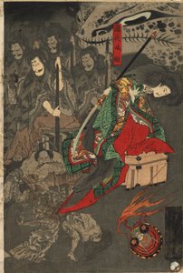 百鬼夜行在索玛宫的游行，1893年