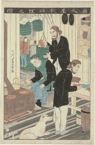 外国人家的厨房
伊人屋敷りのず（物名） 作者 歌川义和