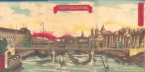 在伦敦看，国家的繁荣：英国伦敦，1872年9月. 作者 歌川义森