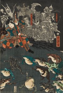 1864年，青蛙精灵尼库什在越中省立山发动了一场神奇的青蛙大战