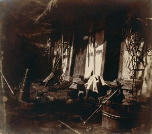 [农场场景]，1850-54年。 作者 V. 第戎