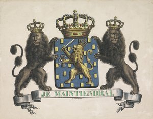 荷兰王国国徽，1815 年 作者 五、拉巴格