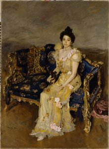 索非亚·博特基纳肖像，1899年 作者 瓦伦丁·亚历山德罗维奇·塞罗夫