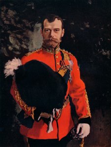 尼古拉二世皇帝陛下。苏格兰皇家绿军总司令"，1902年