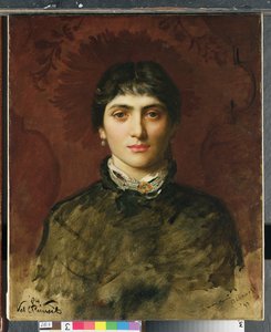 1884年黑发女子肖像