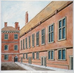 锡安学院，伦敦市，1806年 作者 情人节戴维斯