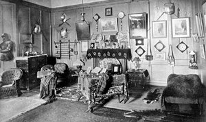 1924-1926年，苏格兰斯特灵城堡的一个房间。