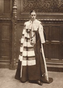 穿着上议院袍子的约克公爵》，1920年