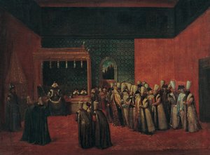 苏丹·艾哈迈德三世（Sultan Ahmed III）1720年代接待欧洲大使