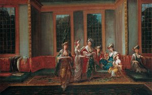 喝咖啡的女性，1720年代