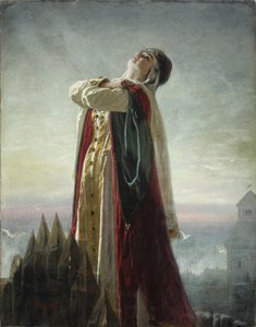 雅罗斯拉夫纳悲歌，1880年 作者 瓦西里·格里戈列维奇·佩罗夫（Vasili Grigorevich Perov）