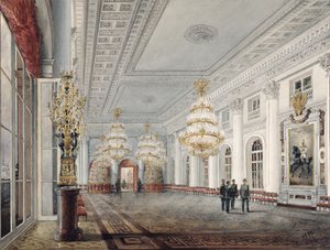 人民大会堂，冬宫，圣彼得堡，1837年 作者 瓦西里·塞梅诺维奇·萨多夫尼科夫