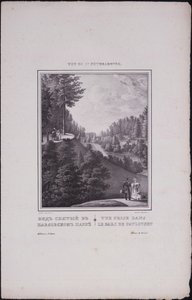 圣彼得堡的意见。巴甫洛夫斯克公园景色，1833年 作者 瓦西里·塞梅诺维奇·萨多夫尼科夫