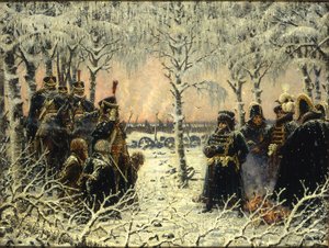 用他们手中的武器射击 作者 瓦西里·瓦西里耶维奇（Vasili Vasilievich Vereshchagin）