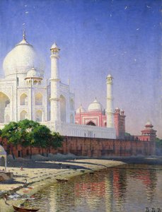 泰姬陵（布面油画） 作者 瓦西里·瓦西里耶维奇（Vasili Vasilievich Vereshchagin）