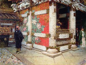 日本日光的神庙 作者 瓦西里·瓦西里耶维奇（Vasili Vasilievich Vereshchagin）