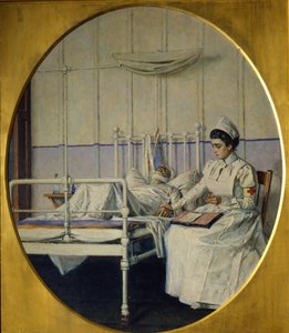 这封信被打断了，1901年 作者 瓦西里·瓦西里耶维奇（Vasili Vasilievich Vereshchagin）