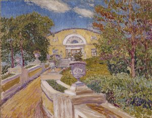 在Naydenov庄园。莫斯科，1914年 作者 瓦西里·瓦西里耶维奇·佩列普莱奇科夫