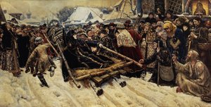 执行Boyarina Pajaritar Morozova（d.1675）1887年
