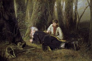 捕鸟者》，1870年。  