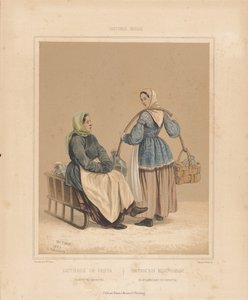 19世纪中叶奥克塔（Okhta）的奶业妇女