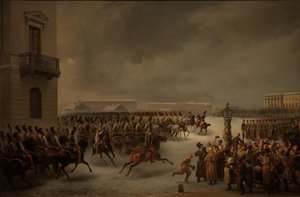 Decembrist起义于1825年12月14日在参议院广场发生