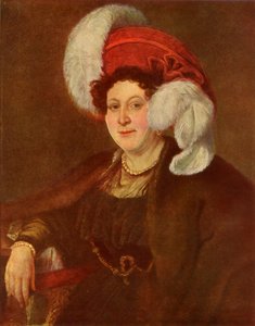 伏尔加·祖波娃（VA Zubova）伯爵夫人的画像，1834年，1965年。