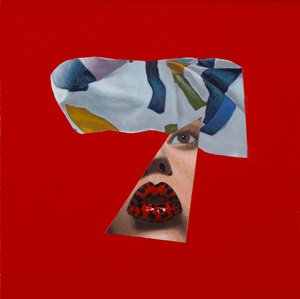 野蛮的完美》，2017（木板上的丙烯酸和树脂） 作者 瓦斯金 瓦斯金