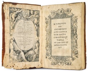 弗拉·乔瓦尼·乔孔多（Fra Giovanni Giocondo）编辑的《马库斯·维特鲁威（Marcus Vitruvius）》建筑数十章，1511年