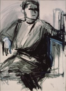 自画像，1934年 作者 薇拉·米哈伊洛娃（Vera Mikhailovna Yermolayeva）