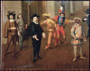 1670年意大利和法国喜剧演员在Farces演出（详情）（另见155316） 作者 维里奥