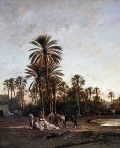 非洲湖1866（布面油画）