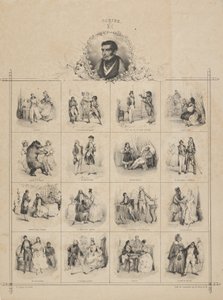 奥古斯丁-尤金（Augustin-Eugène）的字符抄写员，19世纪。 作者 维克多·亚当