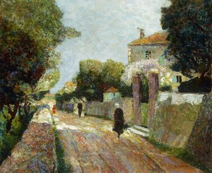 阳光村街; Rue de Village Ensoleillee